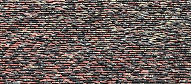 shingle roof, weathered