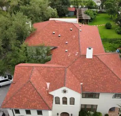 Red tile roof installation and repair by Cool Roofs Inc.