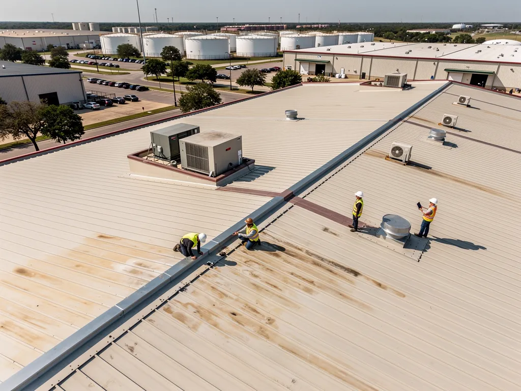 What Does Commercial Metal Roof Repair Involve